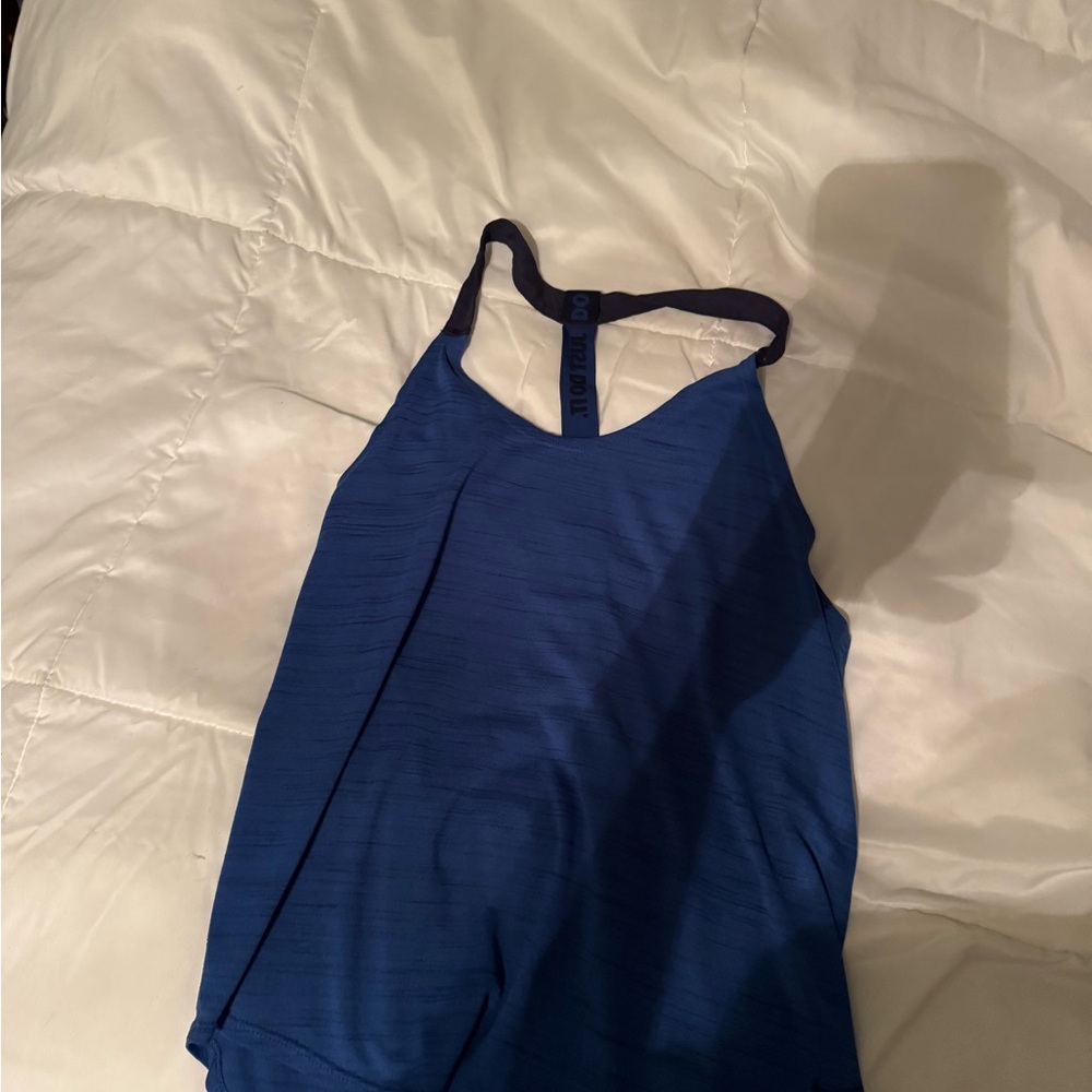 Blue Athletic Tank Top